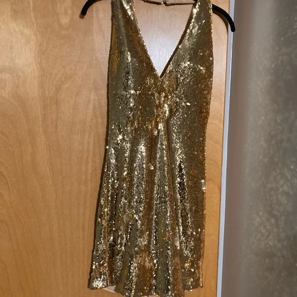 jovani short gold sequin dress Jovani 39914 Homecoming Short Beaded Cocktail Dress main image 0